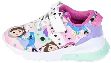 Gabby's Doll House Scarpe Ragazze, Kitty Paws Mercat Gabby Scarpe Luminose Bambina, Taglia EU 28