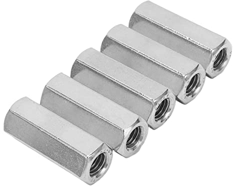 5 Stück M10 Sechskant-Überwurfmuttern, Edelstahl 304, Perfekt Für Innen- Und Außenbefestigungen, Heimwerker
