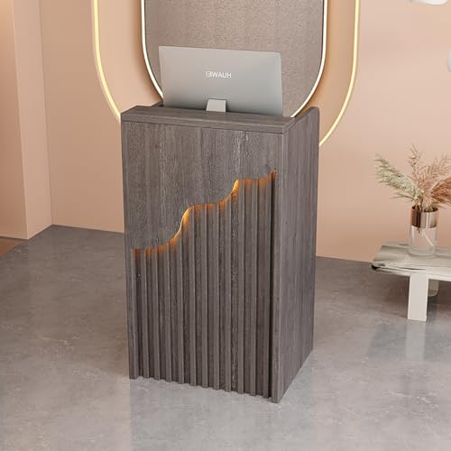 Tische für Empfangsräume,Thekentisch für Empfangstheken,Empfangstheke für Einzelhandelstheken mit Schubladenaufbewahrung,offener Kassenschreibtisch,Empfangstheke für Bekleidungssalon,Geschäft,Hotel