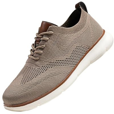 EU 48 Scarpe Ginnastica Uomo Scarpe Marrone Uomo Scarpe da Corsa da Uomo Traspiranti Scarpe Sportive Casual estive in Mesh Scarpe Casual da Uomo Scarpe Marrone Uomo