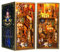 WELLTE Book Nook Kit für Erwachsene, DIY Miniatur Haus Bausatz mit LED Licht und Möbeln, 3D Holz Puzzle Buchstütze Bücherregal als Geburtstagsgeschenk, (Mira Magic House)