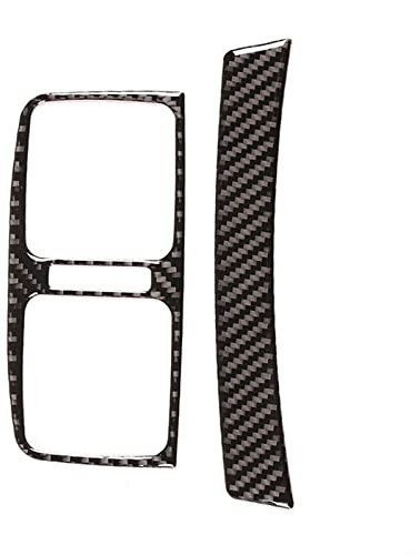 KJHOPY Auto Styling Innenausstattung Heckauspuff Aufkleber Für Toyota Hilux 2015-2021Soft Carbon Fiber Style