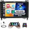 2+64G Android Radio pour Mercedes Benz W169 W245 B160 B170 B180 B200 W639 Vito Viano W906 Sprinter Wireless Carpaly&Android Auto, 9''Touchscreen Radio Voiture Bluetooth/GPS/Caméra de recul/FM/WiFi/SWC