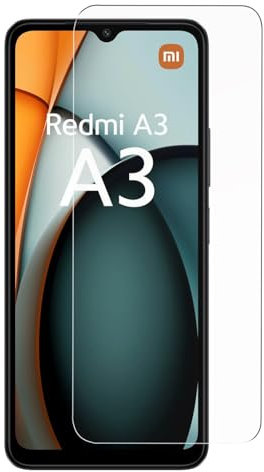 Todotumovil 2X Protector Pantalla para Xiaomi Redmi A3 | Cristal templado movil | Antiarañazos | Antihuellas | Dureza 9H | Ultra fino | Ultra Transparente | Ultra Resistente