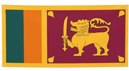Sri Lanka-Flagge, vielseitiges Party-Banner, beste Banner für Veranstaltungen, für Geburtstagsparty-Dekorationen
