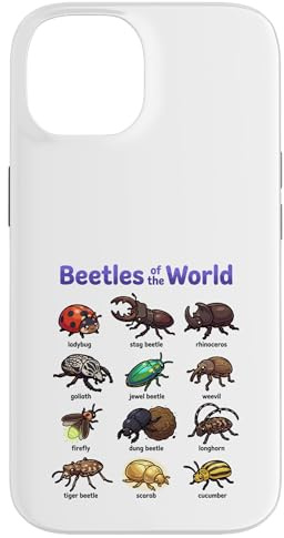 Beetles Of The World Cute Kawaii Insect Bugs Case for iPhone 14