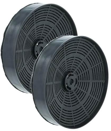 vhbw 2x Aktivkohlefilter kompatibel mit Zanussi ZK60W | ZHX659TN, ZK90X, ZK60X, ZB960T, ZH959TN, ZBW965T, ZHW659TN, ZHS659TN Dunstabzugshaube