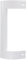 Spares2go Door Handle Bar for Beko Fridge Freezers LE145S LX5095W FXF5075W (White)