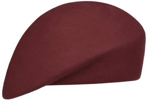 LIERYS Fabiana Filzbaske Baskenmütze meliert einfarbig Made in Italy Damen Herbst Winter