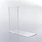 10 Stk. Buchstütze ECO (4.0 bis 7.0 x 14.0 x 14.0 cm) Winkelbuchstütze/Buchhalter für kleine Bücher/Taschenbücher CDs aus original PLEXIGLAS® (10er Pack)