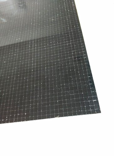 Fogli autoadesivi a mosaico di piccole piastrelle a specchio, in vetro a specchio colorato Nero