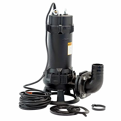 Ibo Schmutzwasserpumpe, 400 V, Leistung: 1500 W/2,5 A, Wasserpumpe mit Messerklinge, Mixer/Agitator Max. Druck: 1,6 bar, Max. Fördermenge: 24000 l/min