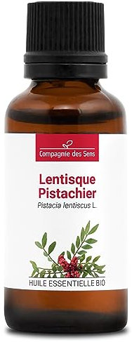 LENTISQUE PISTACHIER BIO - 30mL - Huile Essentielle de Qualité Premium - 100% Pure, Naturelle, garantie ChromaCert® - Chémotypée & Intégrale