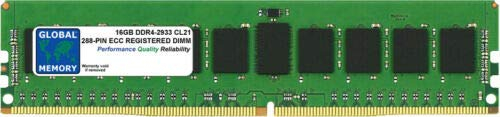 Memoria RAM DDR4 2933 MHz PC4-23400 288-PIN ECC REGISTRATA DIMM (RDIMM) compatibile con server/workstation/schede madri
