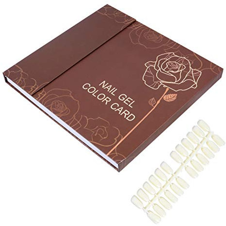 FRCOLOR Nail Tableau D'affichage 120 Nail Nuancier D'affichage Livre Nail Gel Polonais Carte De Couleur Nail Art Salon Ensemble