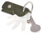 DONBOLSO® Colt I Schlüsseletui aus Leder für 1-6 Schlüssel für Damen und Herren (Nappa Oliv)