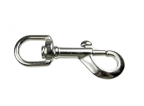 KAMERO Edelstahl V4A, Wirbelkarabiner, rostfrei