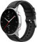 MoKo Bracelet Compatible avec Amazfit Balance/Bip 5/GTR 2/2e/3/3 Pro/4/GTR 47mm/Cheetah Round/Pro/Stratos 2/3, 22mm Bracelet de Remplacement en Cuir Hybride et Silicone pour Hommes Femmes, Noir