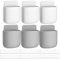 6 Pezzi Porta Telecomandi, Supporto Telefono Cellulare a Parete, Portatelecomando, Supporto per Telecomando TV Autoadesivo, Bianco, Grigio