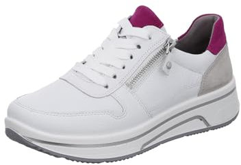 ARA Femme Sapporo Basket, White Pink Pebble, 36.5 EU Large