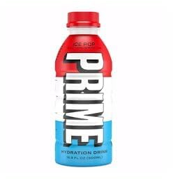 HEART FOR CARDS Prime Energy Drink – Idrazione 16,9 fl / 500 ml – Logan Paul/KSI + Heartforcards protezione spedizione (Ice Pop)