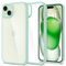 Spigen für iPhone 15 Ultra Hybrid Hülle [Anti-Yellowing] Case Handyhülle Schutzhülle Cover Transparent Durchsichtig Dünn Slim -Green