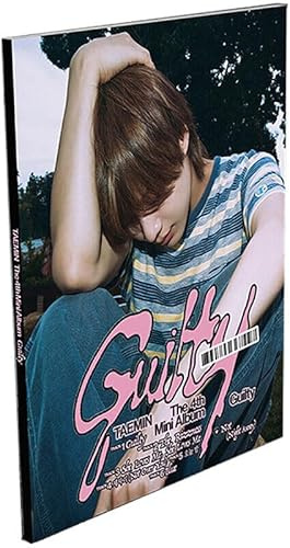 SM TAEMIN [GUILTY] 4. Mini-Album (Rizz Ver. + 1ea SHINEE Geschenk-Fotokarte) K-POP versiegelt (220 * 290 * 10 mm, Rosa, Gelb, Schwarz)