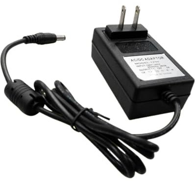 12V 3A monitoreo de Seguridad Completo LCD IC solución LCD Interruptor Cable de alimentación TV Enchufe de Pared Recto(12V-3A -1 Meter Cable)