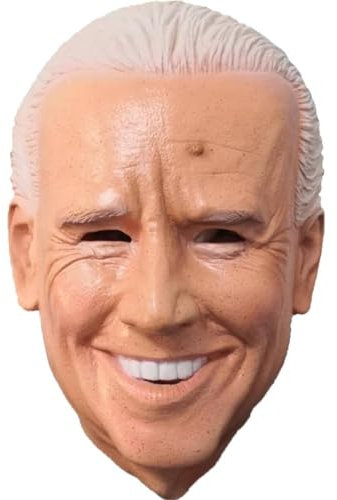 Yuulibux Lustige, realistische Biden Präsident Latex-Maske für Halloween, Cosplay, Party, Requisite