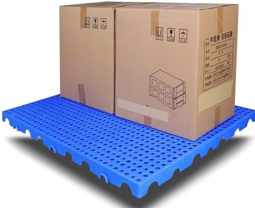 LNNW Palettes en plastique palette de stockage à grille respirante palettes résistantes à l'humidité tapis de stockage de marchandises for entrepôt de Garage pour Entrepôt, Rangement, Etagère, Exterie
