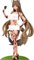 Muñeca de anime de chica lobo Muñeca Ecchi/Control de temperatura for colorear/Modelo de personaje pintado Regalo for adultos Colección de anime Altura 12,6 pulgadas (cambio de color con control de te