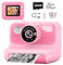 Sofortbildkamera Kinder,LETSHAHA 1080P 20MP Kinderkamera Sofortbildkamera mit 10X,2.4 Zoll Bildschirm Videokamera Schwarzweiß Gedrucktes Foto mit 3 Rollen Druckpapier & 32GB Karte, Geschenk Kinder