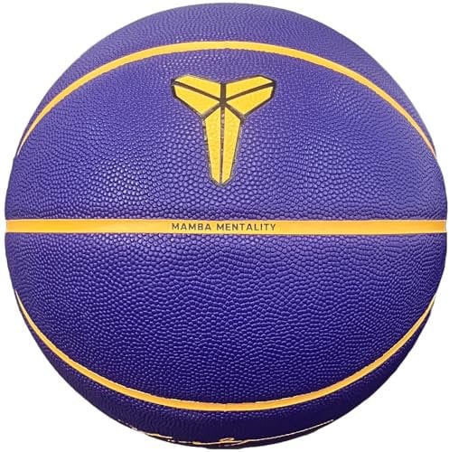 Nike All Court 8P Basketball Kobe Bryant Edition, Größe 7, Indoor & Outdoor, lila/Gold/schwarz, N101252251207