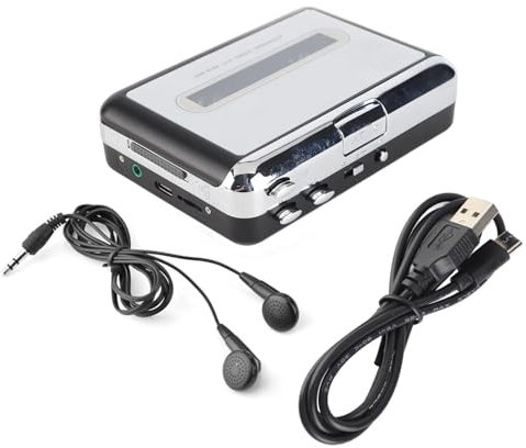 Kassettenklebeband Zum PC -MP3 -CD -Konverter mit Audioausgabe, Stecker und Musikplayer für Kopfhörer/CD -Verbrennung
