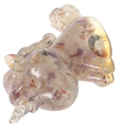 Vaguelly Adorno De Unicornio Decorativo Cristal Decoración De Hogar y Oficina Figura De Cristal