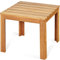 COSTWAY Table d’Appoint Extérieure en Bois d'Acacia Charge 100KG, Table Basse de Jardin Carrée, Bout de Canapé pour Patio Balcon Jardin, 45 x 45 x 41 cm, Naturel