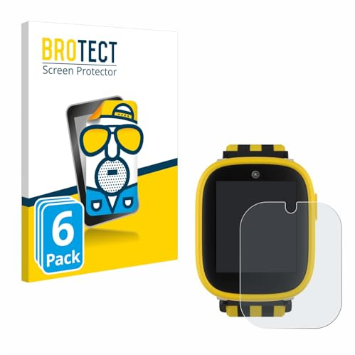 BROTECT Schutzfolie für Xplora X6 Play BVB-Edition | 6 Stück Entspiegelnder Displayschutz Made in Germany Matte Displayschutz-Folie Anti-Reflex Anti-Fingerprint Einfache Montage