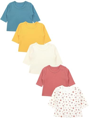 TupTam Baby Mädchen Langarmshirt 5er Set
