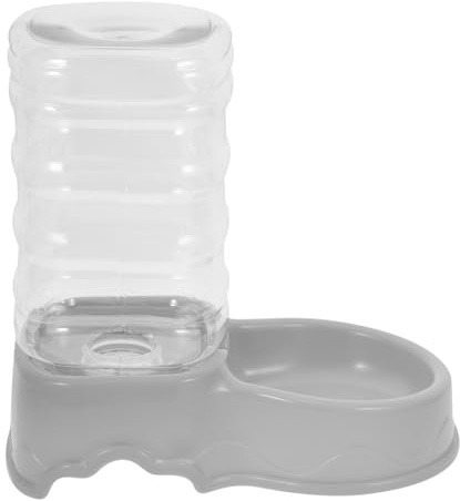 IMIKEYA Distributeur d'eau Automatique Capacité 3,5l pour Chat et Chien en Plastique Design Gravité Solide, pour Usage Domestique Personnel