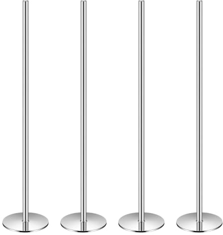 Hadnves 4 PCS Cake Heating Rod Stainless Steel Cake Pan Heating Core 5.51 Inch Silver Rod Cake Stick for Birthday Wedding Baking Cake Decorating Supplies Baking Tools Accessories