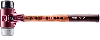 Halder 3023040 Simplex Maillet de Caoutchouc/Tpe-Mid, Multicolore, 40 mm