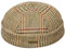 Sterkowski Docker Mütze | Harris Tweed Beanie Kappe für Herren und Frauen | Docker Cap Leon der Profi Beanie Herren Fahrrad Mütze Kapitänsmütze Herren Wintermütze Herren Beige Kariert 63 cm