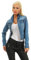 Fashion4Young 4978 Damen Jeansjacke Damenjacke Jeans Jacke Kurze Jacke Stretch-Denim (blau, M-38)