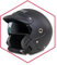 Saferide | Motorradhelm Mit Sonnenblende Matt Schwarz S - 55-56 cm Rollerhelm Quadhelm Damen Herren Roller Regenschutz Jugendliche Schutzhelm Sturzhelm Erwachsene Moped Motorrad Mofa