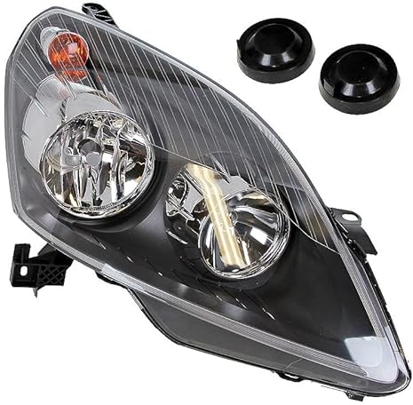 BESTPRICE 1x Hauptscheinwerfer vorne rechts H7 / H1 Frontscheinwerfer mit Stellmotor für Leuchtweiteregulierung, Kompatibel mit OPEL ZAFIRA/ZAFIRA FAMILY B (A05)