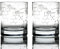 Greenline Goods Whiskey Glasses - 10 oz Tumbler Gift Set Science of Whisky Glasses (Set of 2) Etched with Whiskey Chemistry Molecules