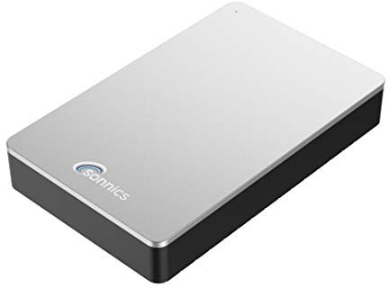 Sonnics 1TB Silver External Desktop Hard drive USB 3.0 for use with Windows PC, Mac, Smart tv, XBOX ONE & PS4