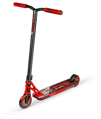 Madd Gear MGP MGX Freestyle Stunt Scooter Pro Tretroller Kickscooter Roller Stuntscooter (rot/schwarz)