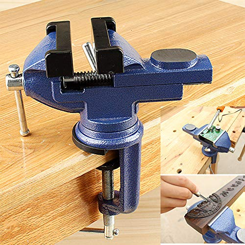 MYTEC Home Vise Universal Drehbarer 360° Arbeit Klemmschraubstock 8,1 cm