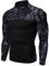 Herren Taktisches Langarmshirt Militär Stil Combat Shirt mit Taschen Airsoft Top Outdoor Kleidung für Jagd Camping WandernSchwarz Camo PythonL